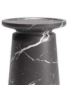 Nueva Mesa Auxiliar Moderna de Mármol Negro Marquinia, creador Ivan Colominas