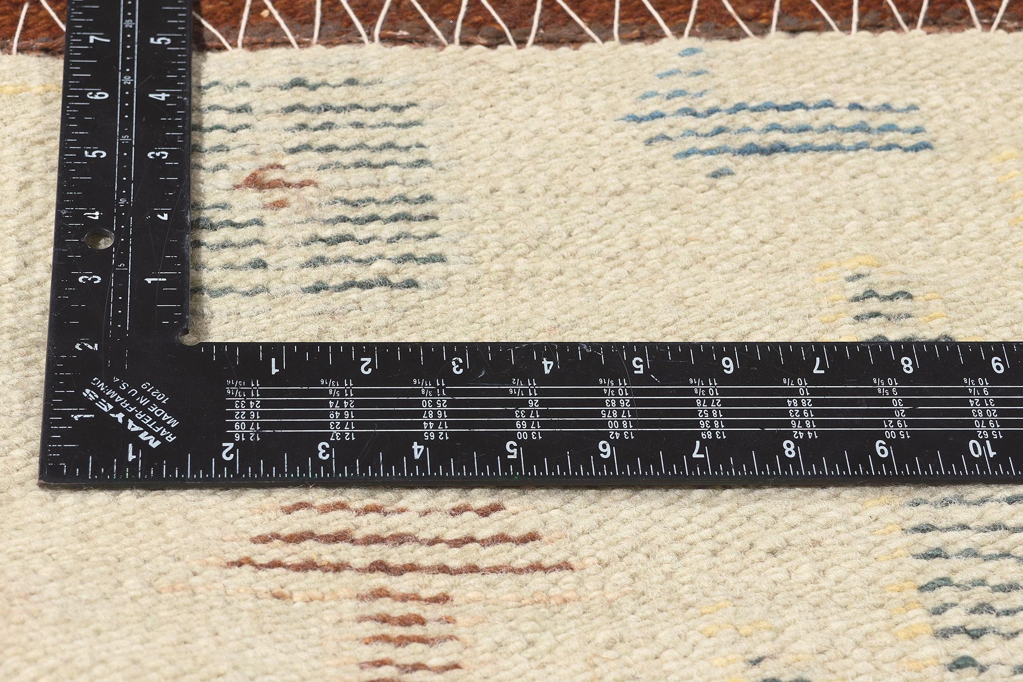 Neuer Modern Style Oushak Hoch-Tief Strukturierter Teppich  (Wolle) im Angebot
