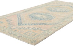 New Modern Style Oushak Rug with Soft Colors
