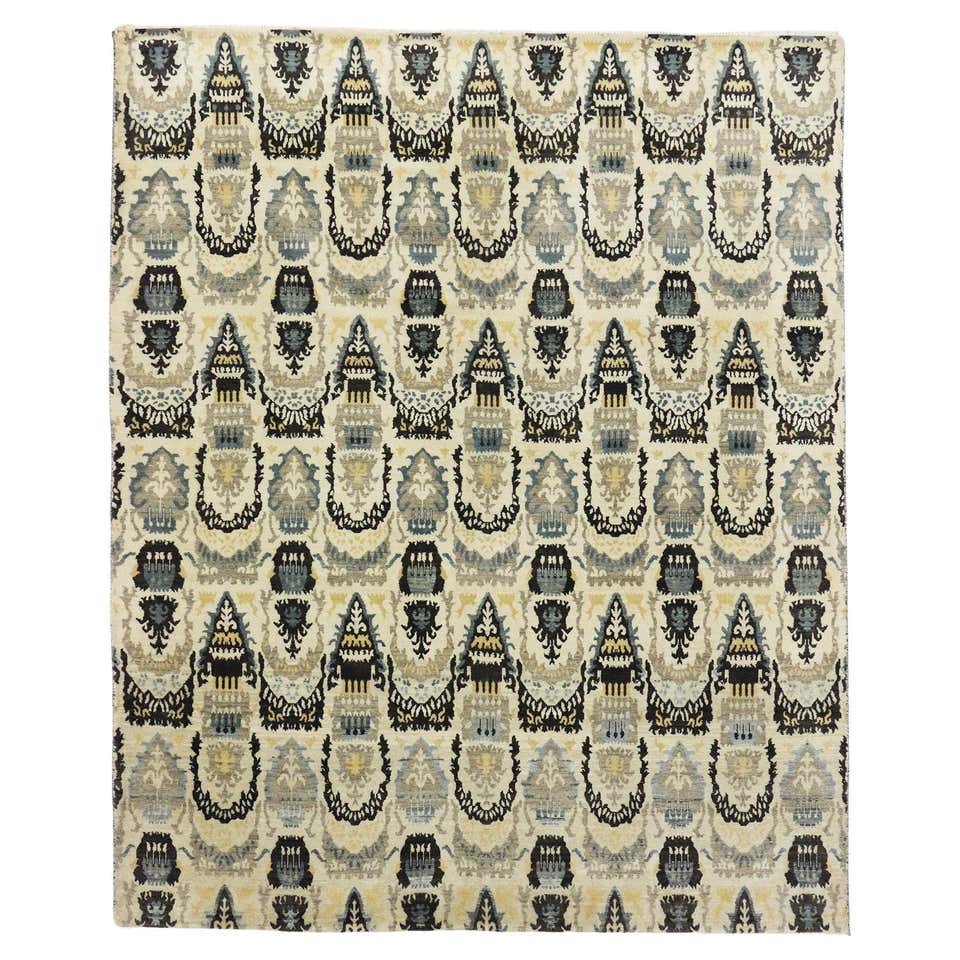 Modern Moroccan Area Rug, Preppy Argyle Meets Boho Chic For Sale at ...