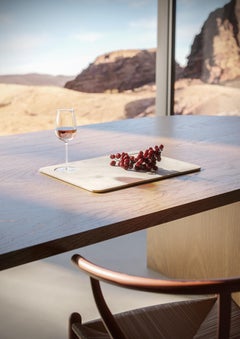 Nouveau plateau moderne en marbre blanc de Carrare, créateur Studioformart