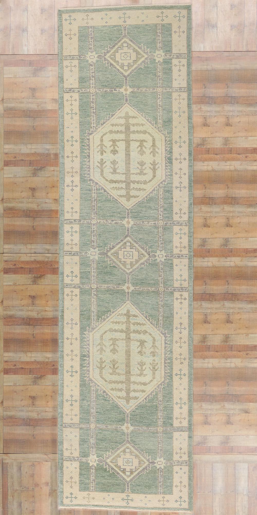 Nuovo tappeto turco moderno Oushak con stile tradizionale in vendita 1