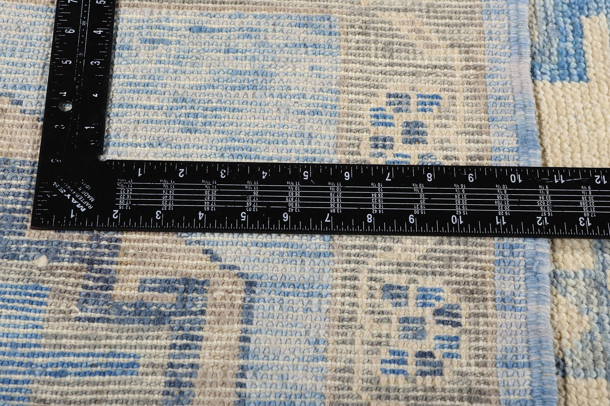 New Modern Turkish Oushak Carpet with Transitional Style For Sale 2