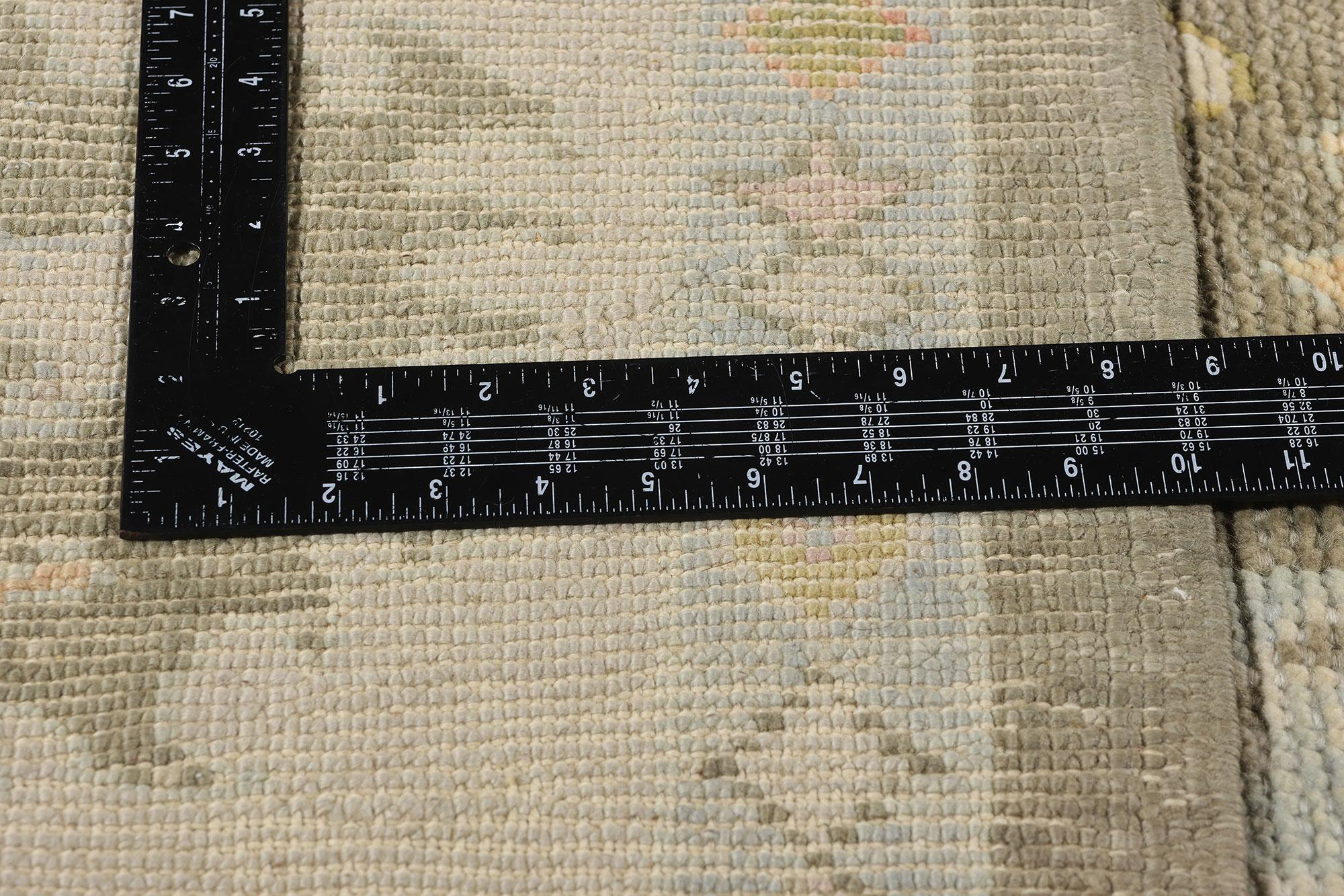 Neuer moderner türkischer Oushak-Teppich, 08'11 x 10'02, modern (21. Jahrhundert und zeitgenössisch) im Angebot