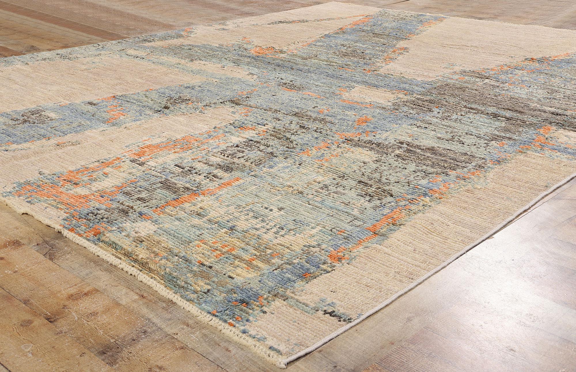 New Modern Urban Drift Moroccan Carpet with Expressionist Style (21. Jahrhundert und zeitgenössisch) im Angebot