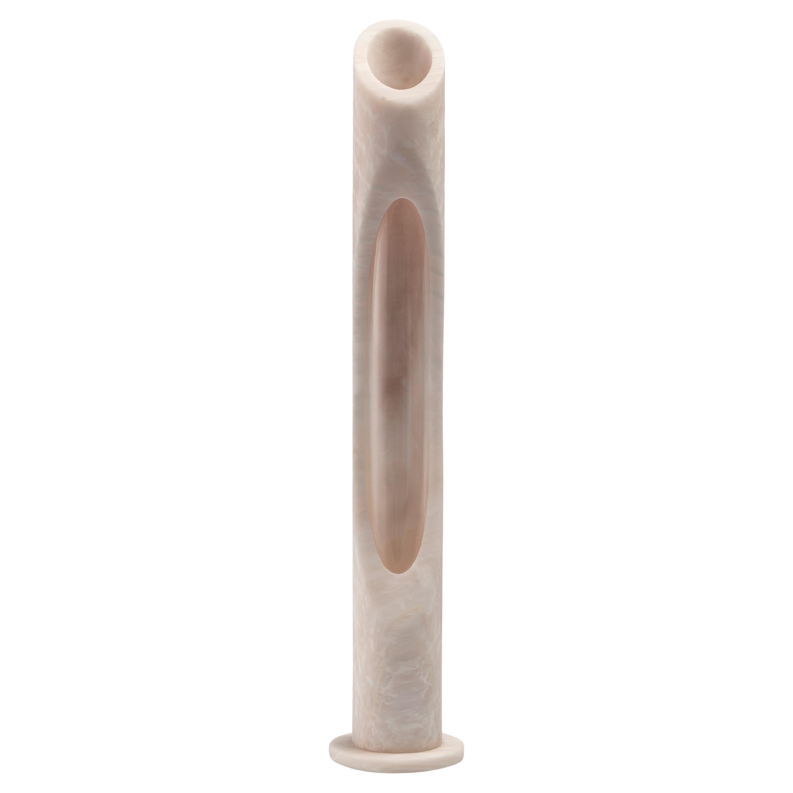New Modern Vase in Pink Egeo marble, Designed by Jacopo Simonetti For Sale