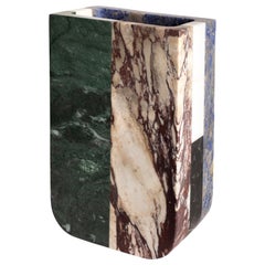 New Modern Vase in Various Marble, Creator Arthur Arbesser STOCK