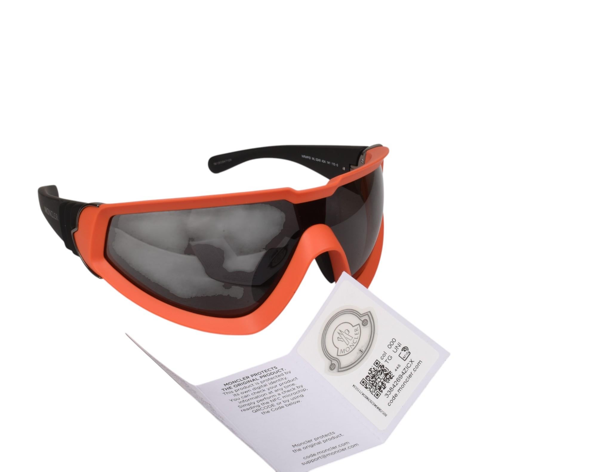 New Moncler Men Sunglasses Skiing ML0249 One size, S1406 en vente 5