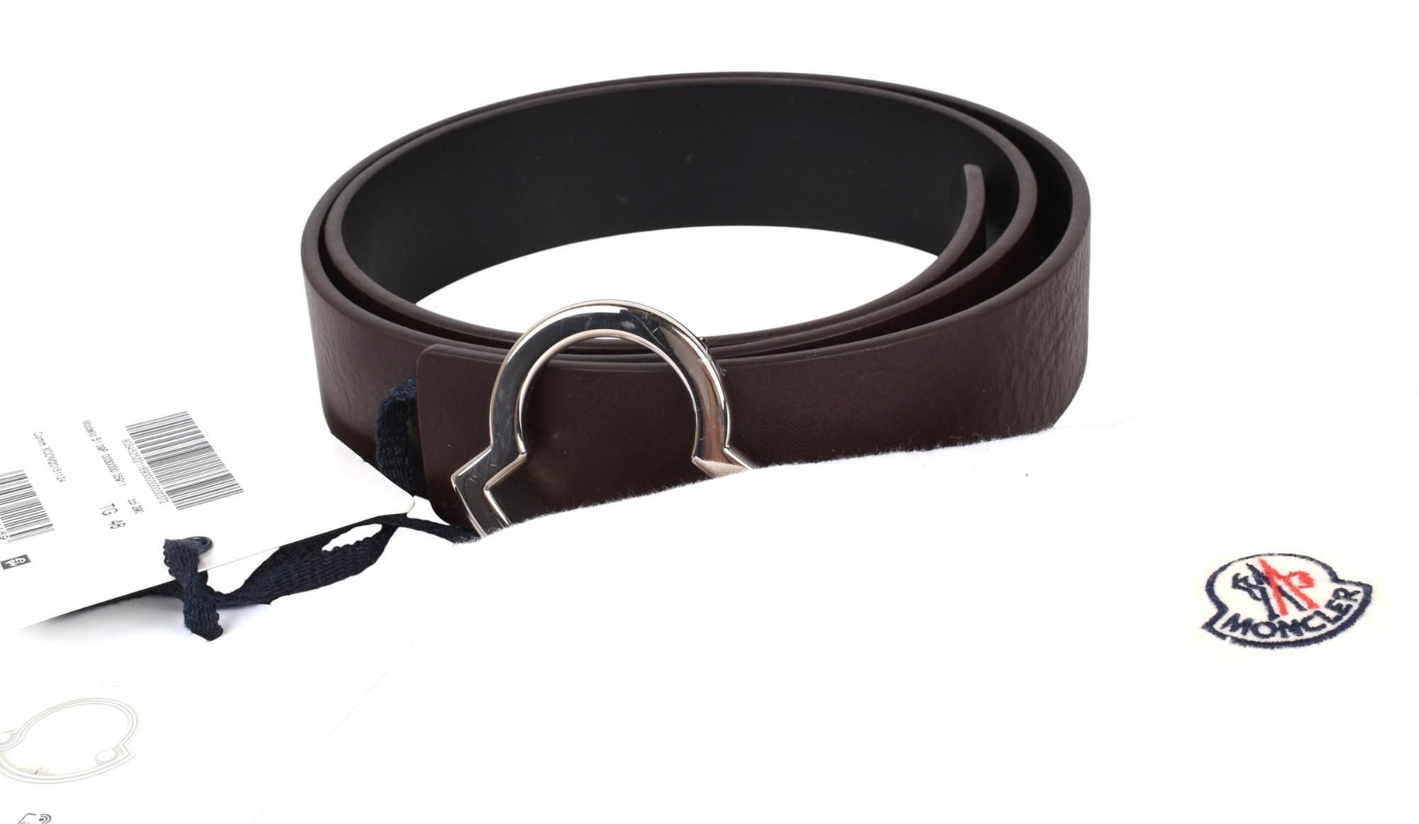 Uomo New Moncler Cintura in Pelle Taglia 48-M-L in vendita