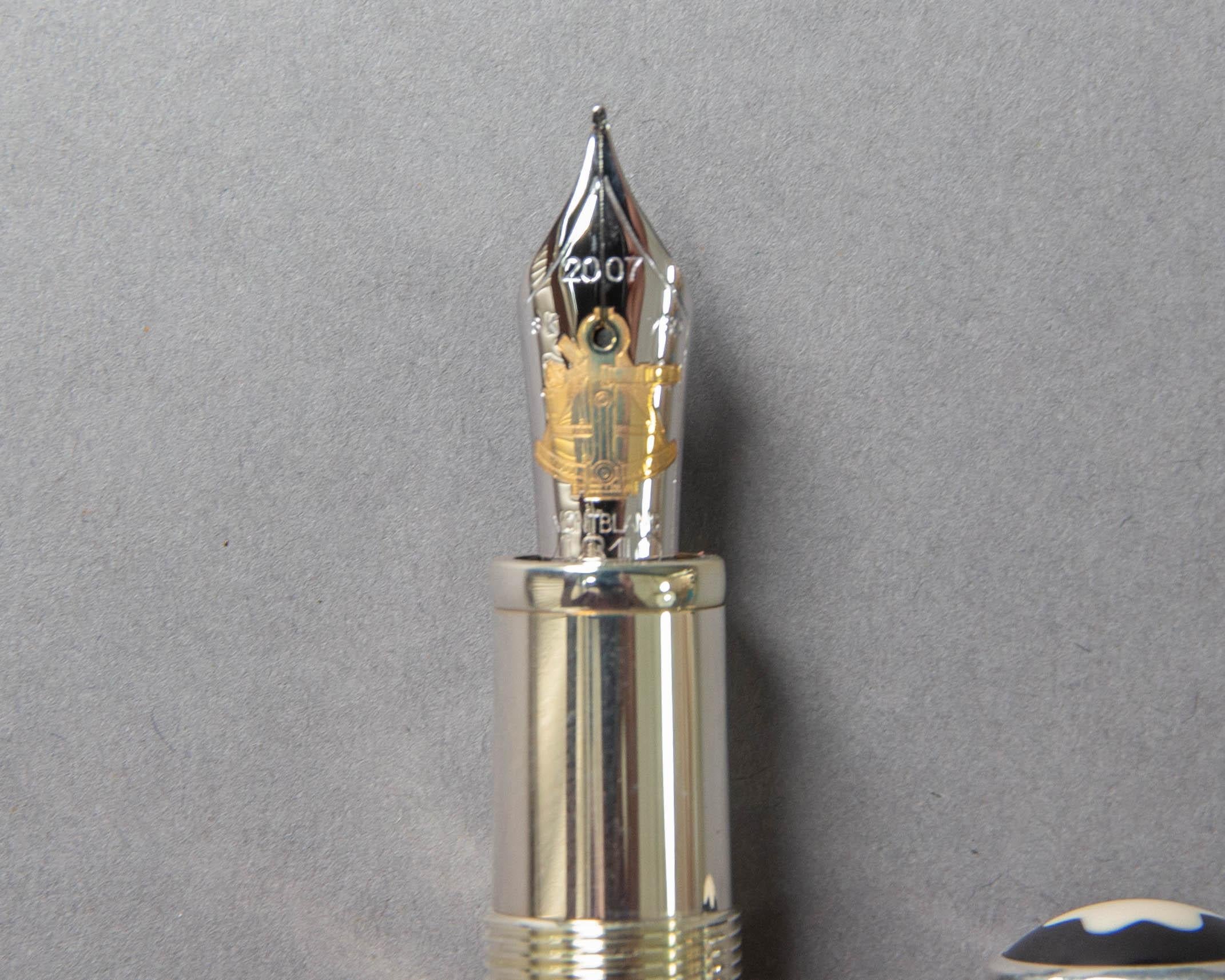 Gold Plate New Montblanc Limited Edition Alexander von Humboldt Fountain Pen 1905/4810 with