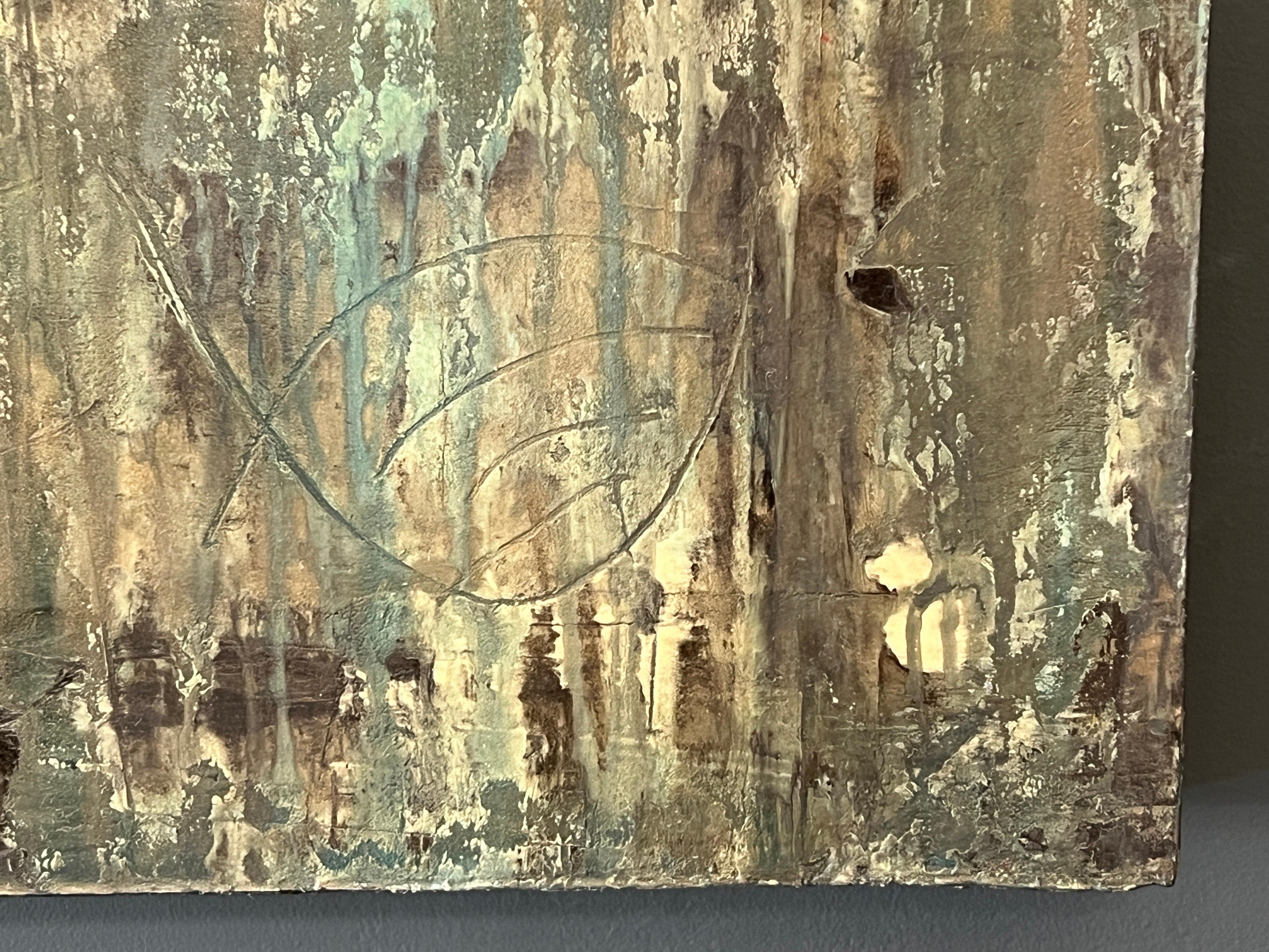 Gemälde 'New Moon' von Hilario Gutierrez im Zustand „Gut“ im Angebot in Dallas, TX