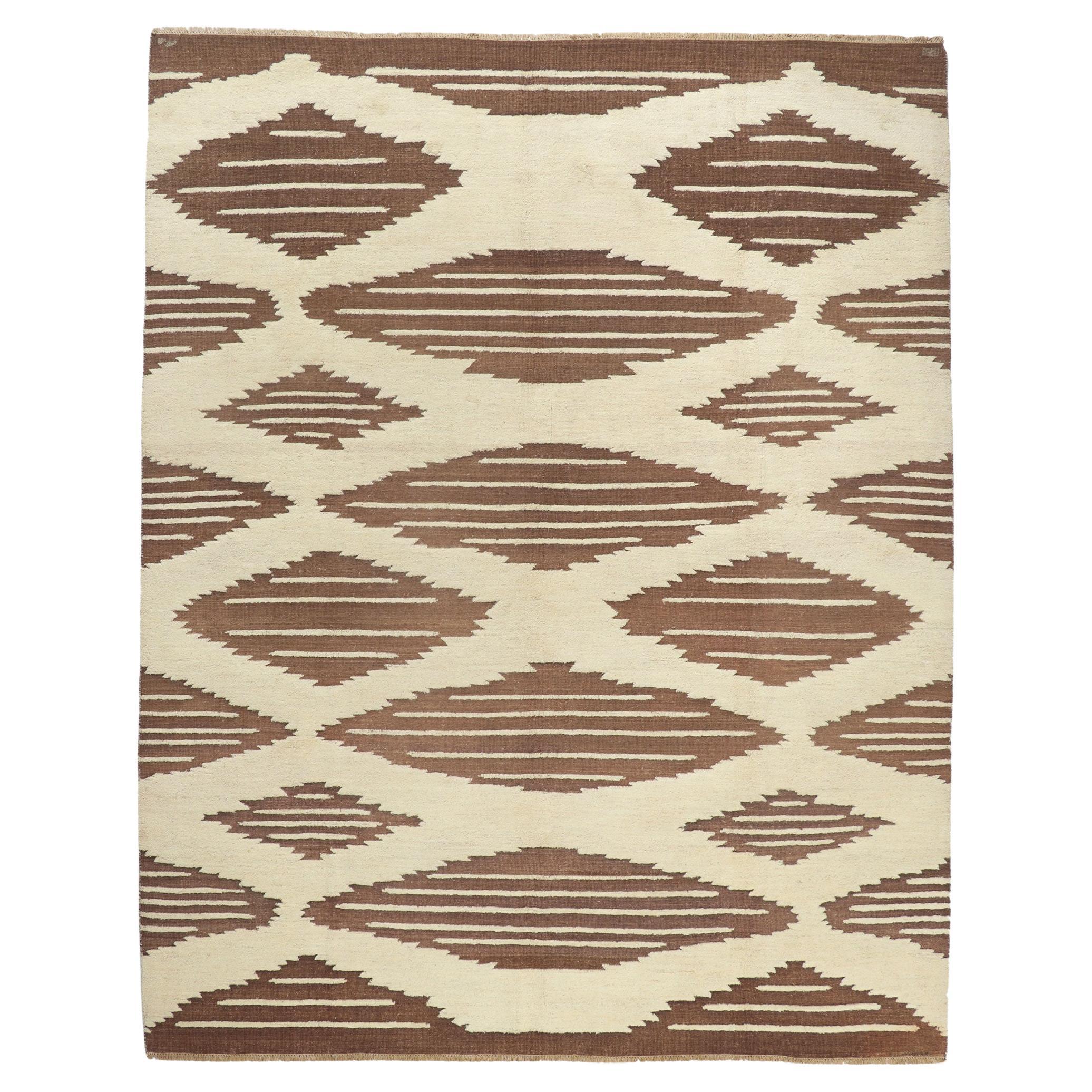 New Moroccan High-Low Rug For Sale