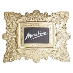 new MOSCHINO 2020 Runway Picasso signature barocco picture frame clutch bag-