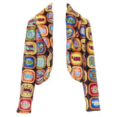 new MOSCHINO Couture! TROLLS 2019 Runway Game Show faux fur jacket IT40 M