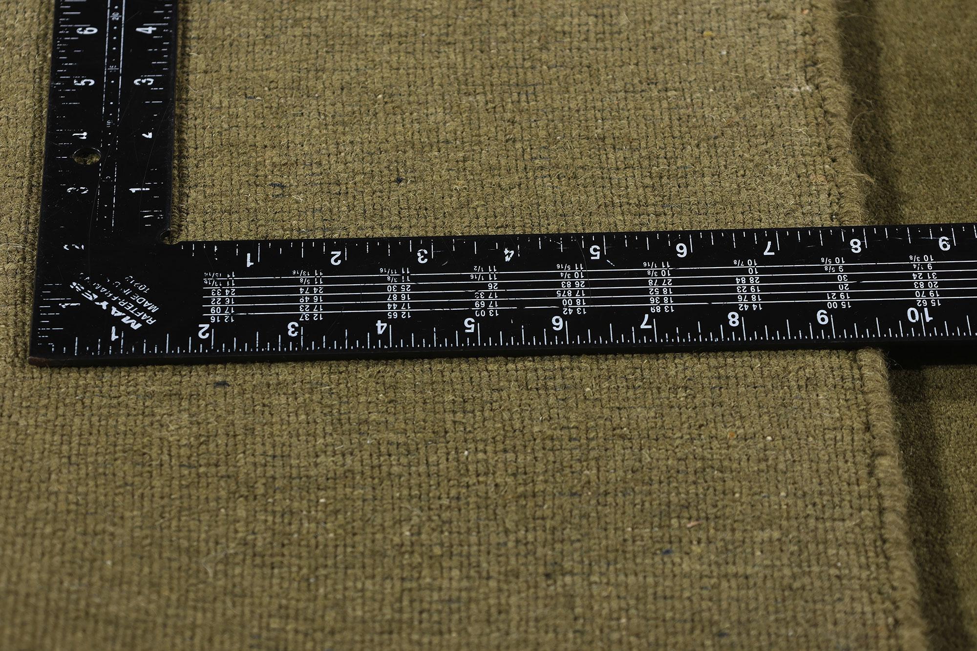 New Moss-Olive Green Contemporary Biophilic Wool Rug (tapis de laine biophilique contemporain) Neuf - En vente à Dallas, TX