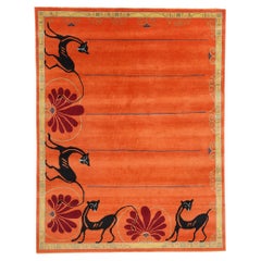 New Mystic Sunset Enchantment Modern Chinese Art Deco Rug, 07'11 x 10'02