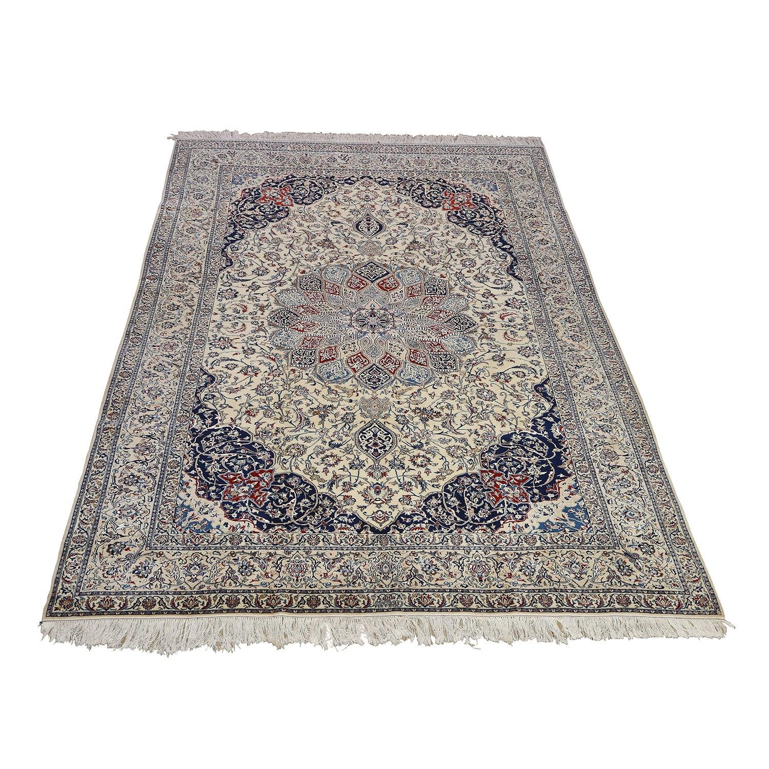 Persiano Tappeto New Naein in lana, seta e cotone - Dimensioni: 11'10 X 8'2 in vendita