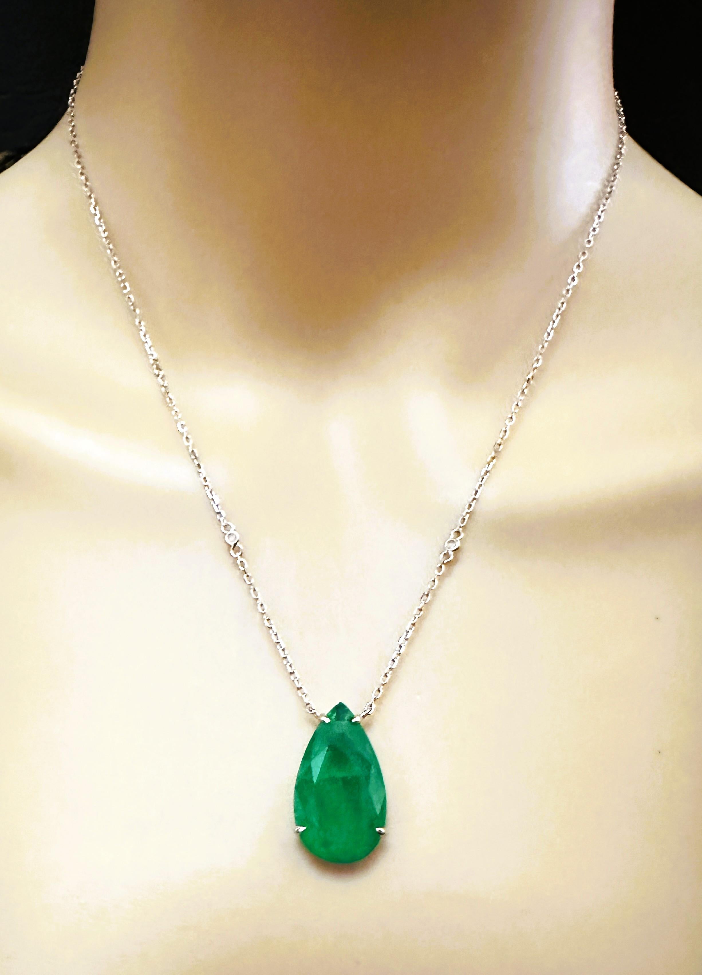 Natürliche Waldgrüne Aventurin-Doppelt-Sterling-Halskette und Anhänger 9