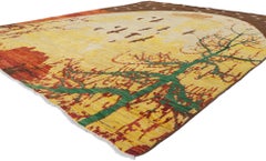 New Nature-Inspired Gilded Ascent Biophilic Carpet with Modern Style