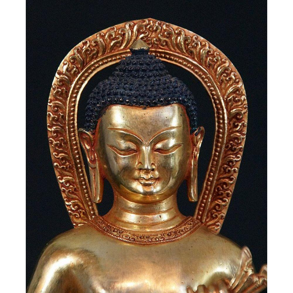 New Nepali Buddha Statue from Nepal For Sale 3