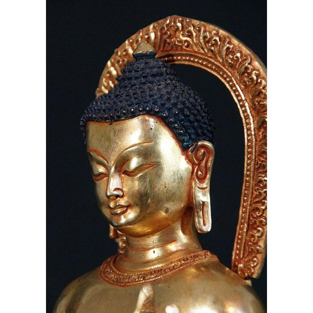 New Nepali Buddha Statue from Nepal For Sale 4