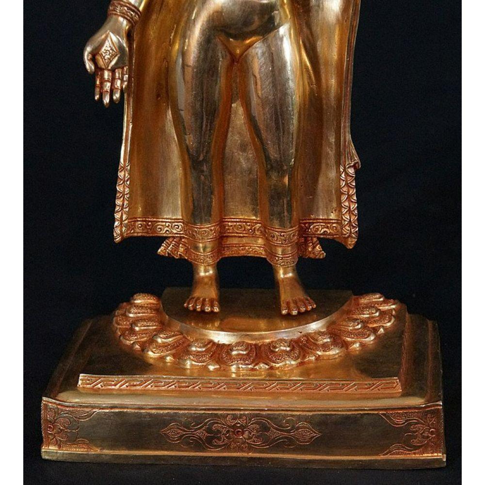 New Nepali Buddha Statue from Nepal For Sale 8