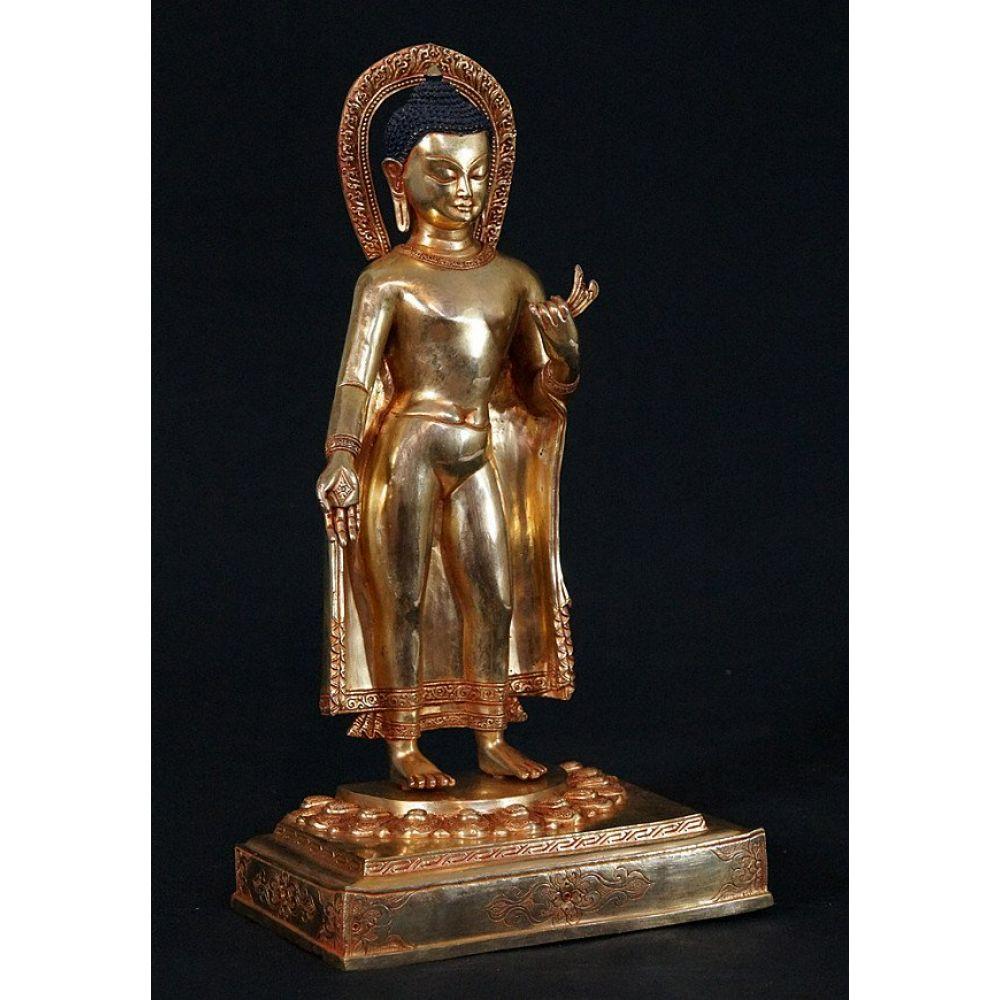 Contemporary New Nepali Buddha Statue from Nepal For Sale