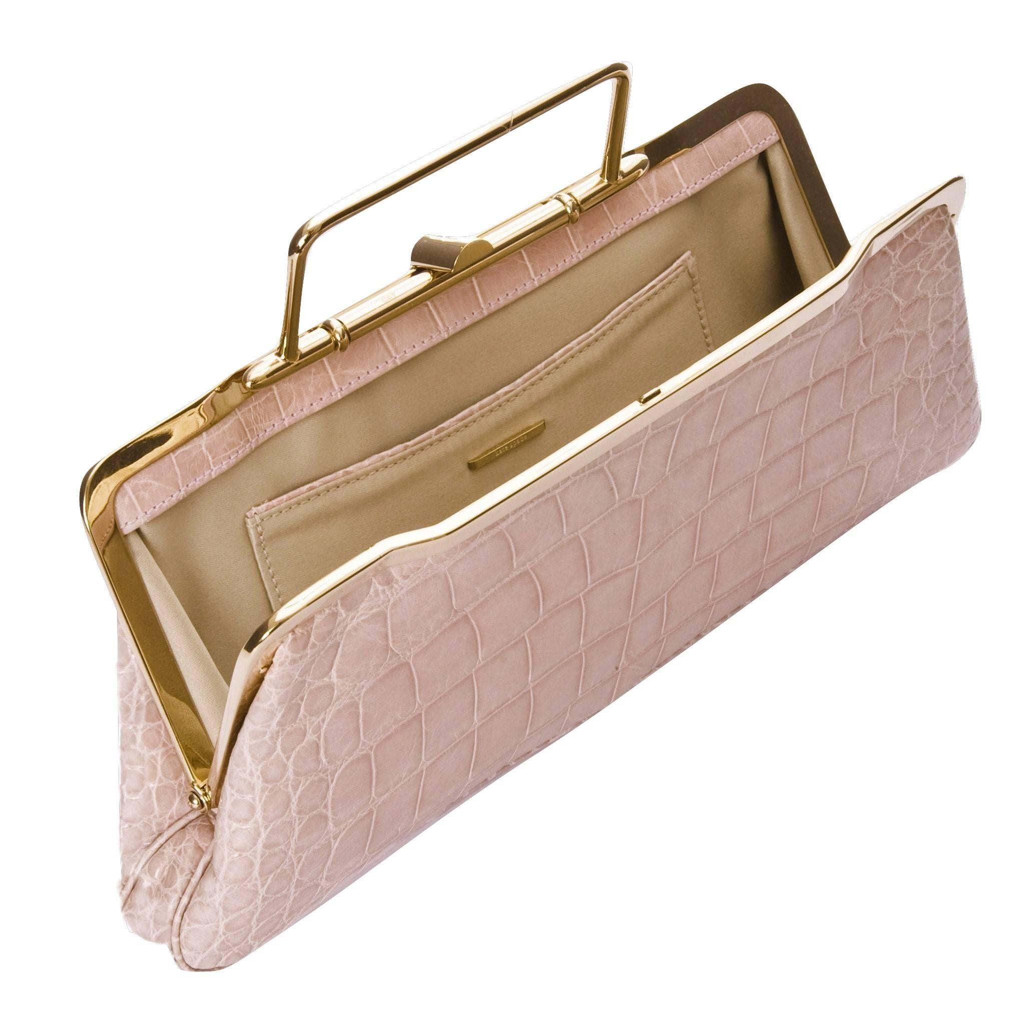 New New Kate Spade 14k Gold and Crocodile Evening Bag at 1stDibs | kate  spade evening bag, kate spade evening bags, kate spade crocodile bag
