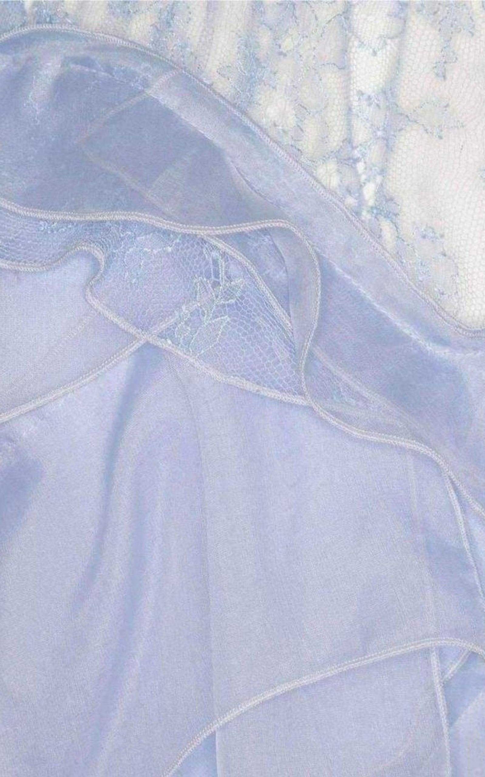 NEW Nina Ricci Ruffle Silk Crêpe Gown FR 36 (US 4) For Sale 1