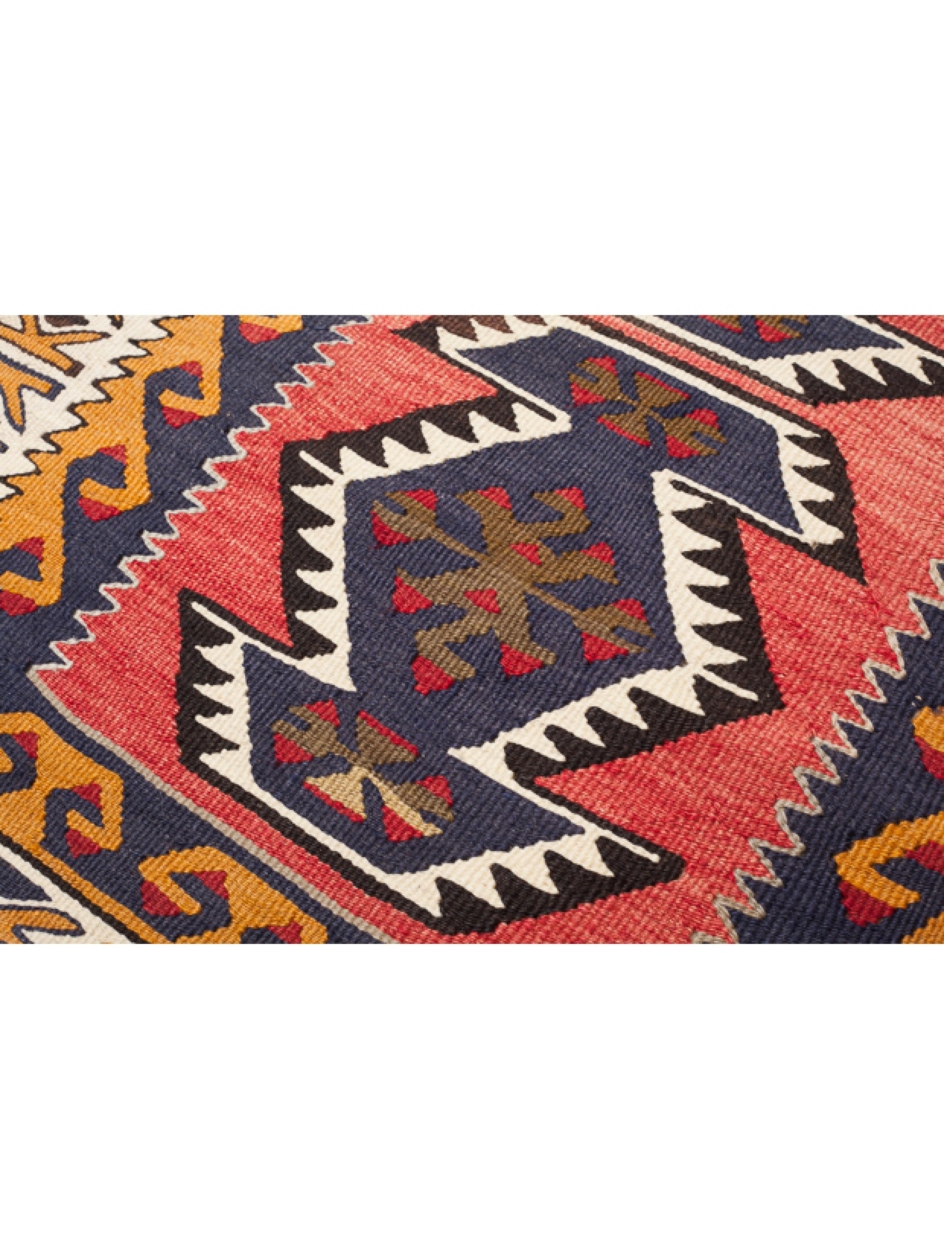 This is a Central Anatolian 'New / Not Used' Handwoven Kilim from the Bahcecik Village, Kayseri region with a rare and beautiful color composition.

The earliest recorded occupation of Kayseri dates back to Hellenistic times, and although there is