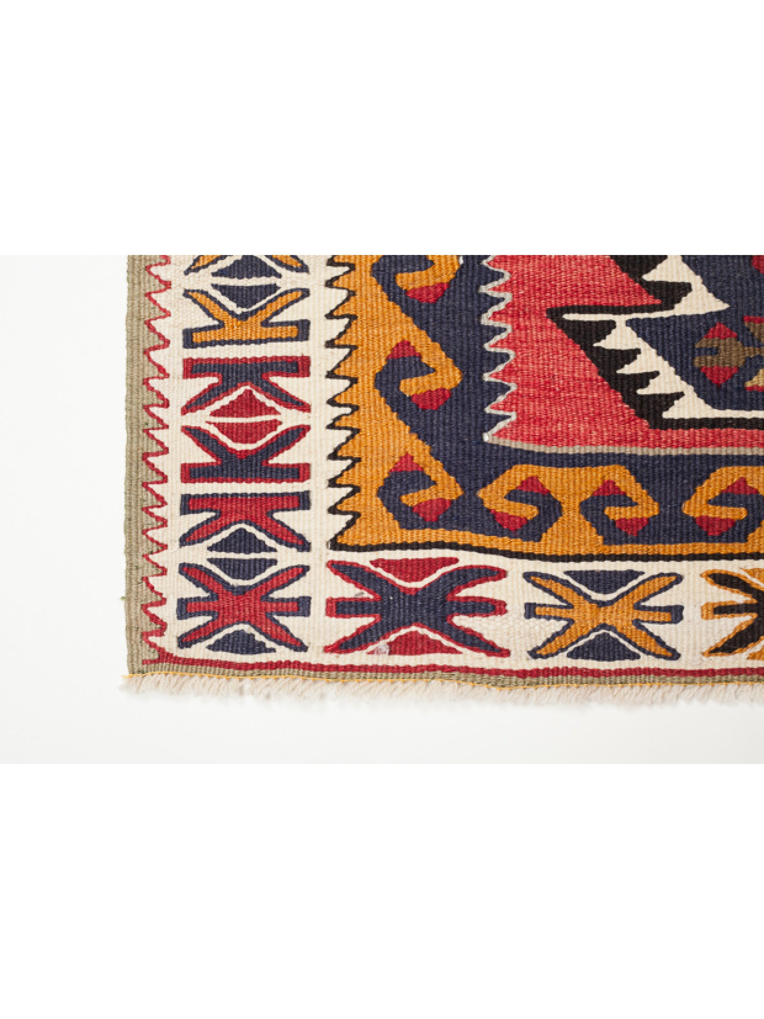 Hand-Woven New Handwoven Wool Kayseri Village Kilim Central Anatolian Rug Turkish Carpet For Sale