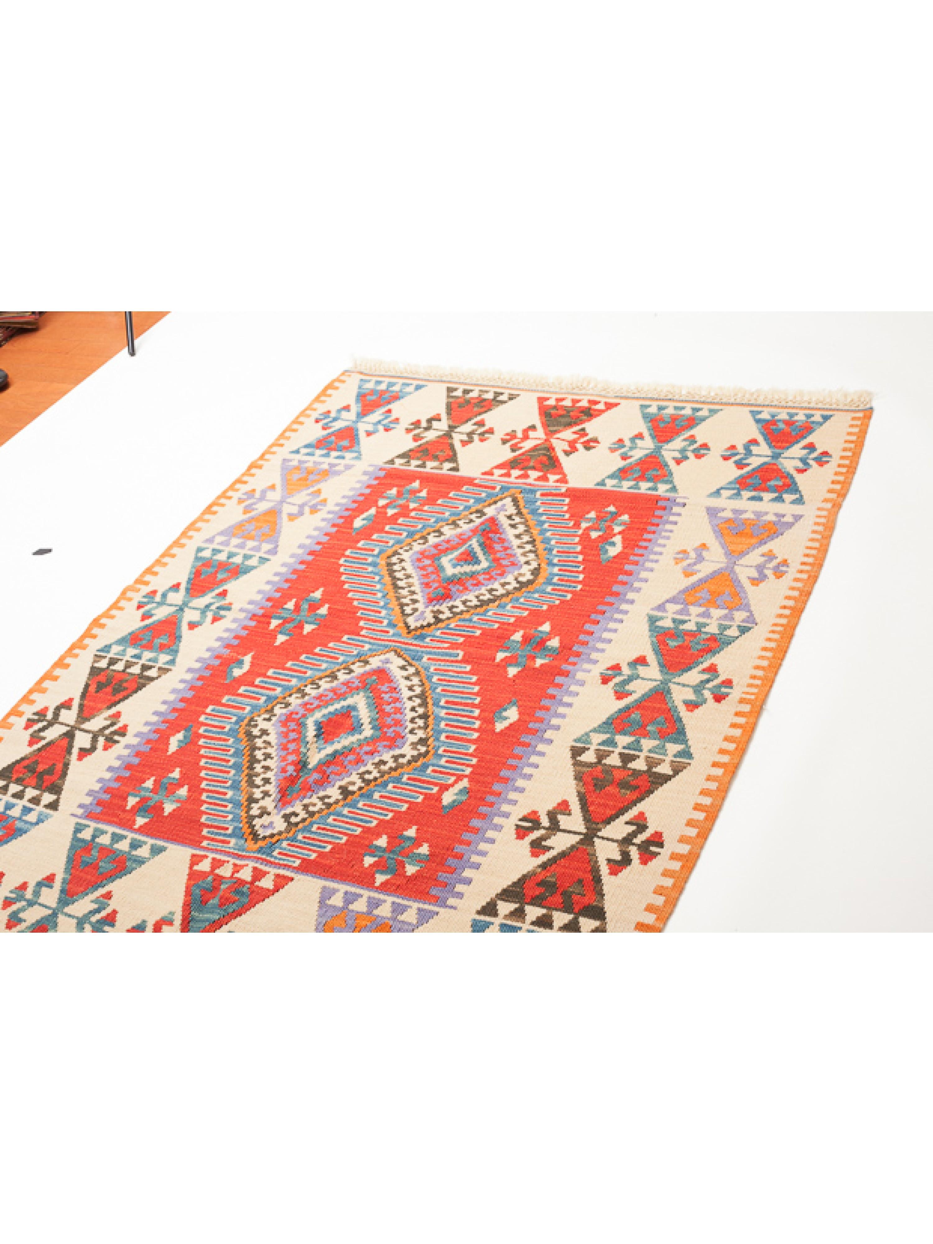 Contemporary New & Not Used Handwoven Wool Kayseri Kilim Central Anatolian Rug Turkish Carpet For Sale