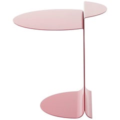 O Table in Stainless Steel (Red) by Estudio Persona