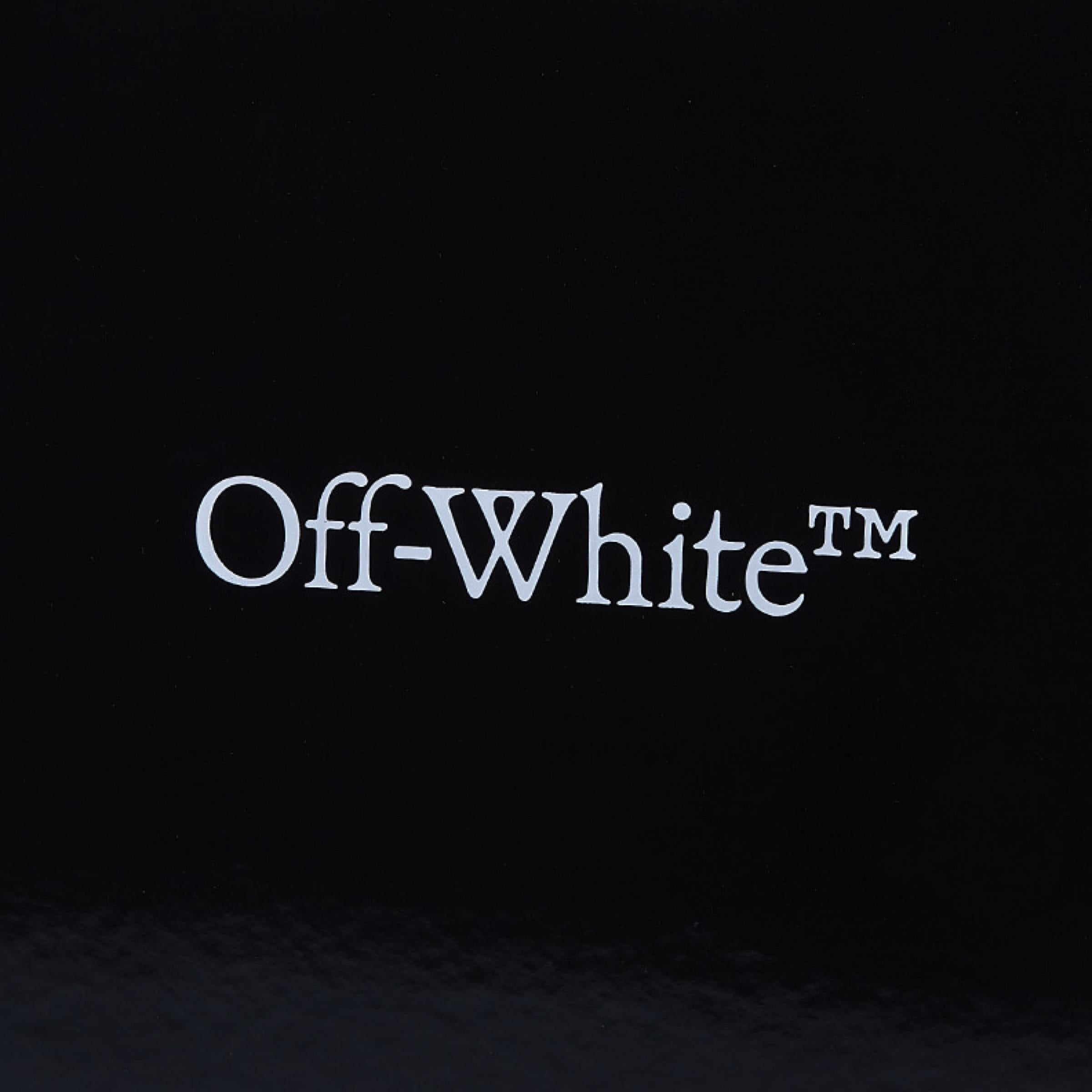 NEU Off-White Virgil Abloh Schwarze Crossbody-Umhängetasche aus Leder mit Mini-Logo im Angebot 9