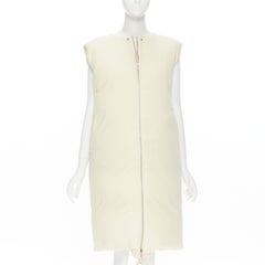 new OLD CELINE Phoebe Philo 2018 down filled hooded puffer coat vest FR34 XS