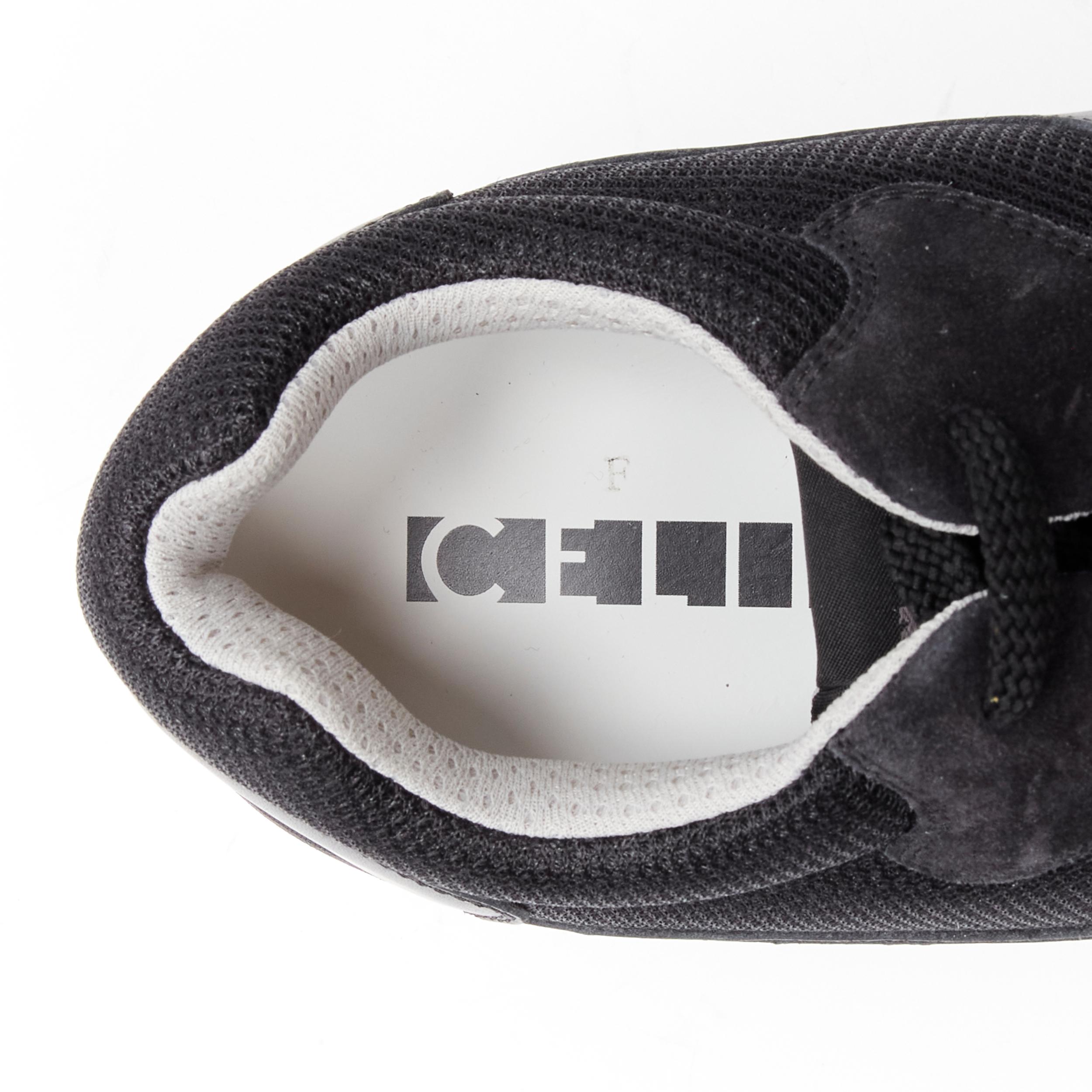 new OLD CELINE Phoebe Philo 2018 Runway black platform chunky dad sneaker EU41 For Sale 3