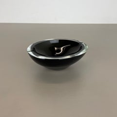 New Old Stock, 1, 6kg Murano Glass Shell Bowl Antonio da Ros Cenedese Italy 1960s