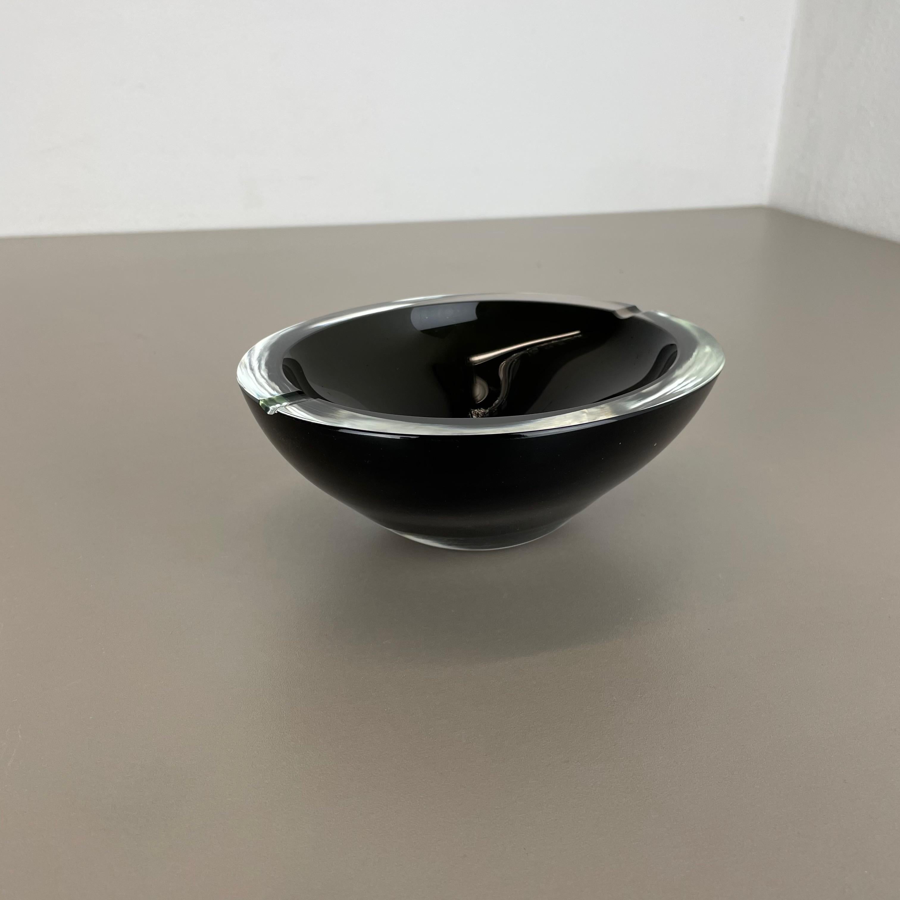vintage murano glass shell bowl