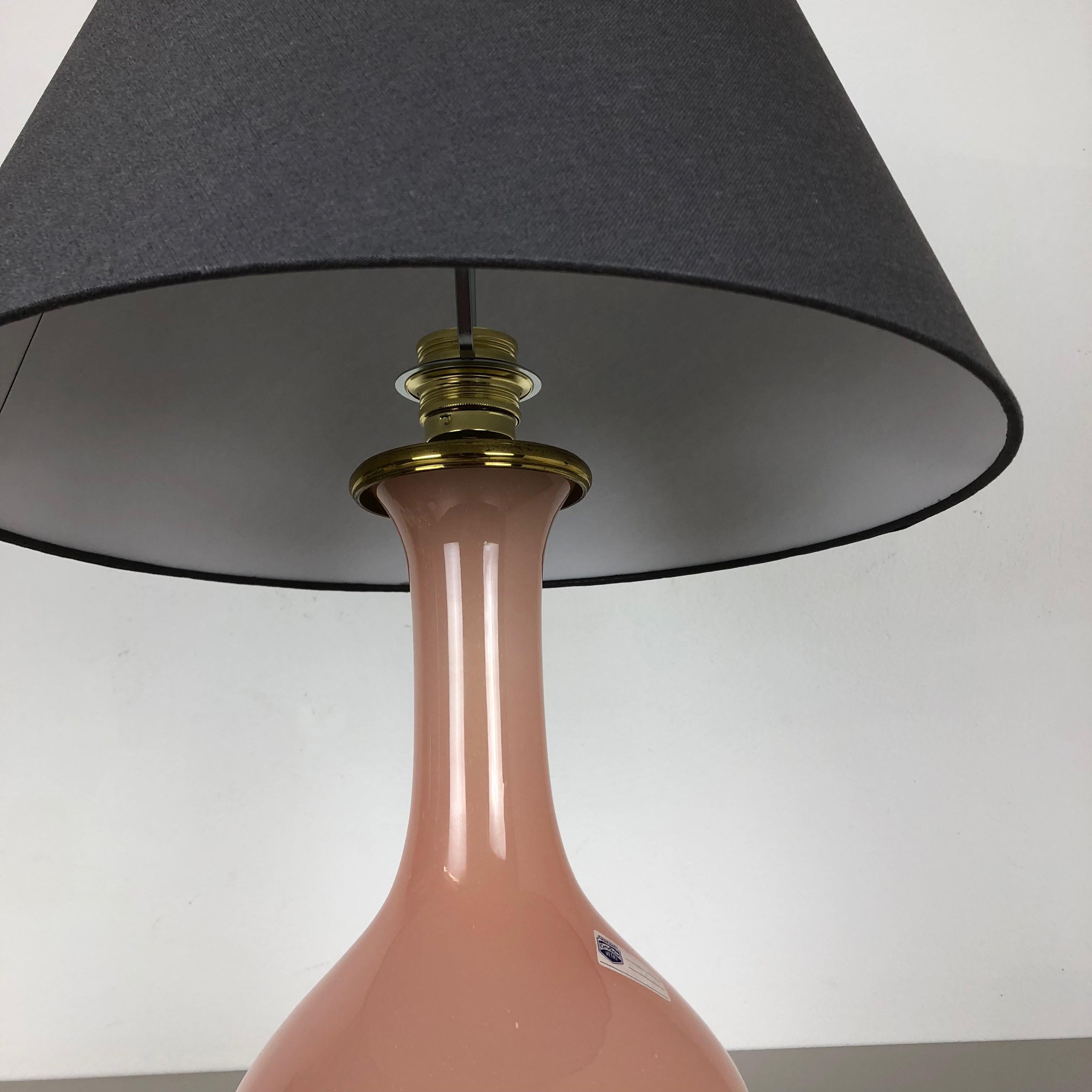 20th Century New Old Stock Opaline Murano Glass Table Light by Cenedese Vetri, Italy, 1960