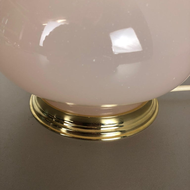 New Old Stock, Opaline Murano Glass Table Light by Cenedese Vetri, Italy 1960 For Sale 1