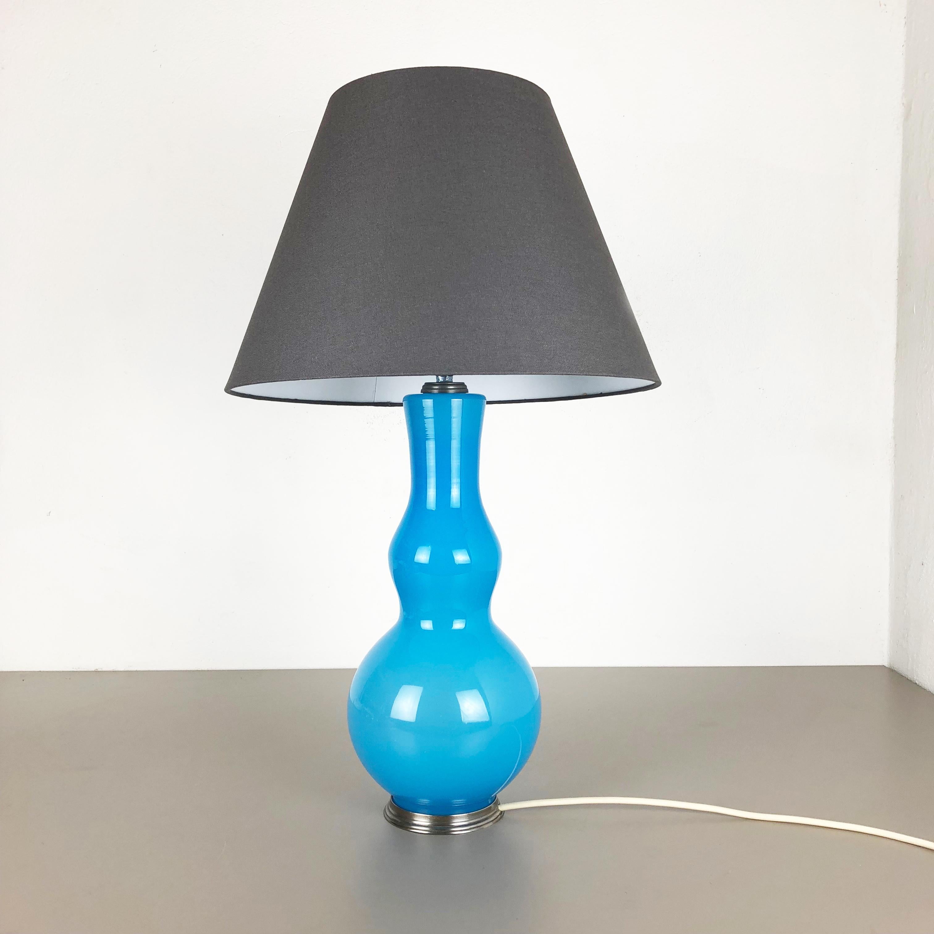 New Old Stock, Opaline Murano Glass Table Light by Cenedese Vetri, Italy, 1960 12