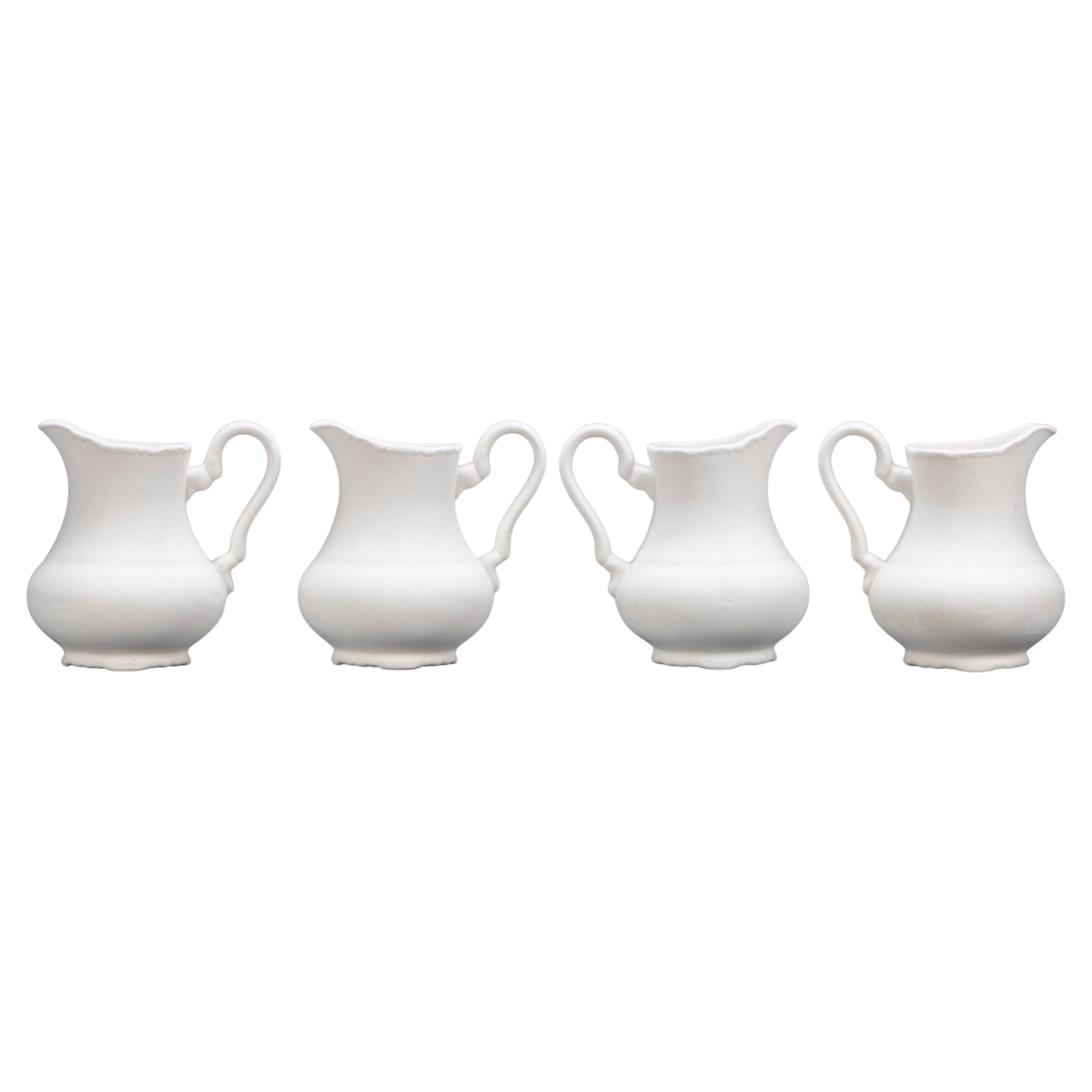 Nuevo Viejo Stock Cerámica Cruda Checa - Jarra Blanca Pequeña