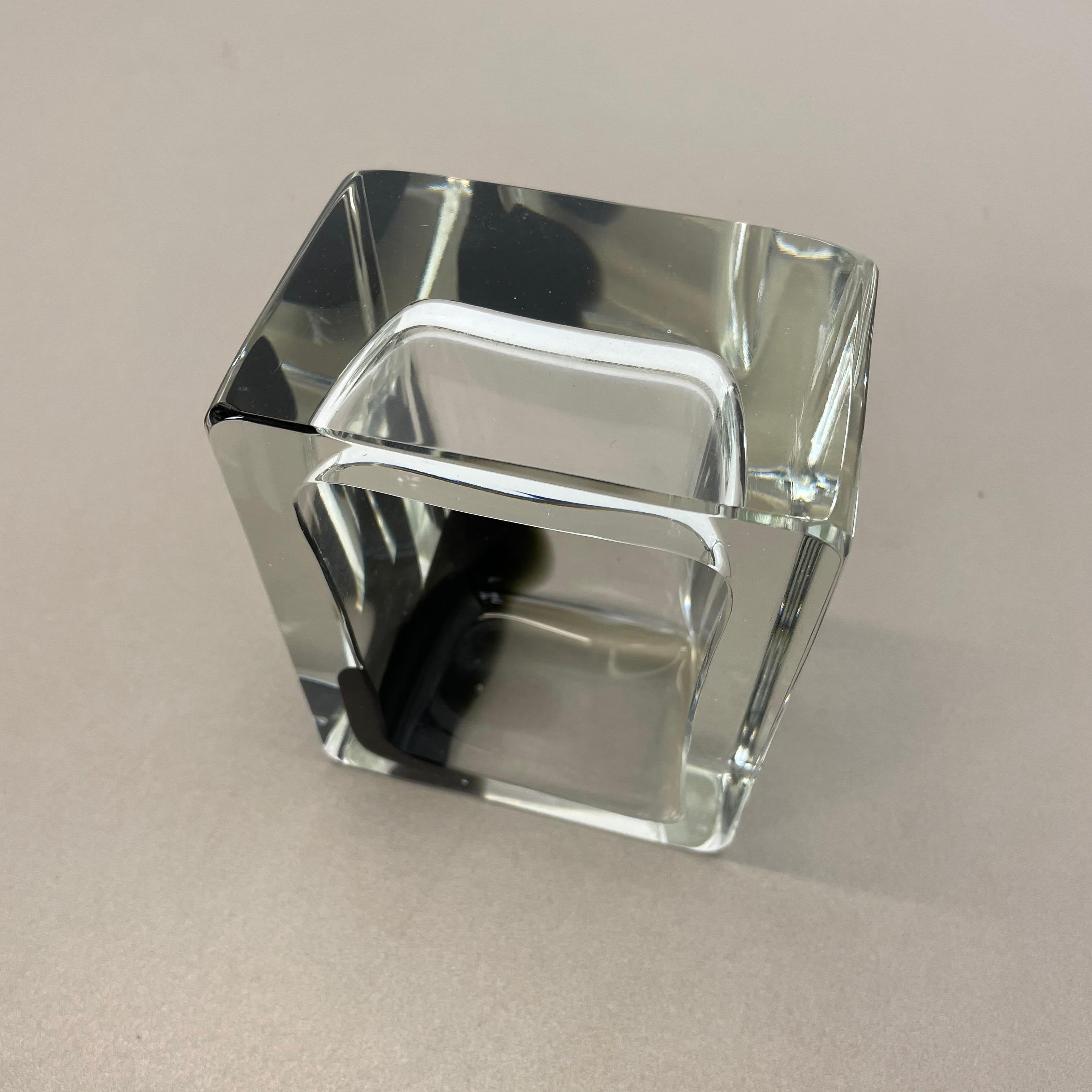 Nuovo Vecchio Stock Grande Vaso di vetro di Murano da 1.1kg Antonio da Ros Cenedese 1970, No.2 in vendita 10