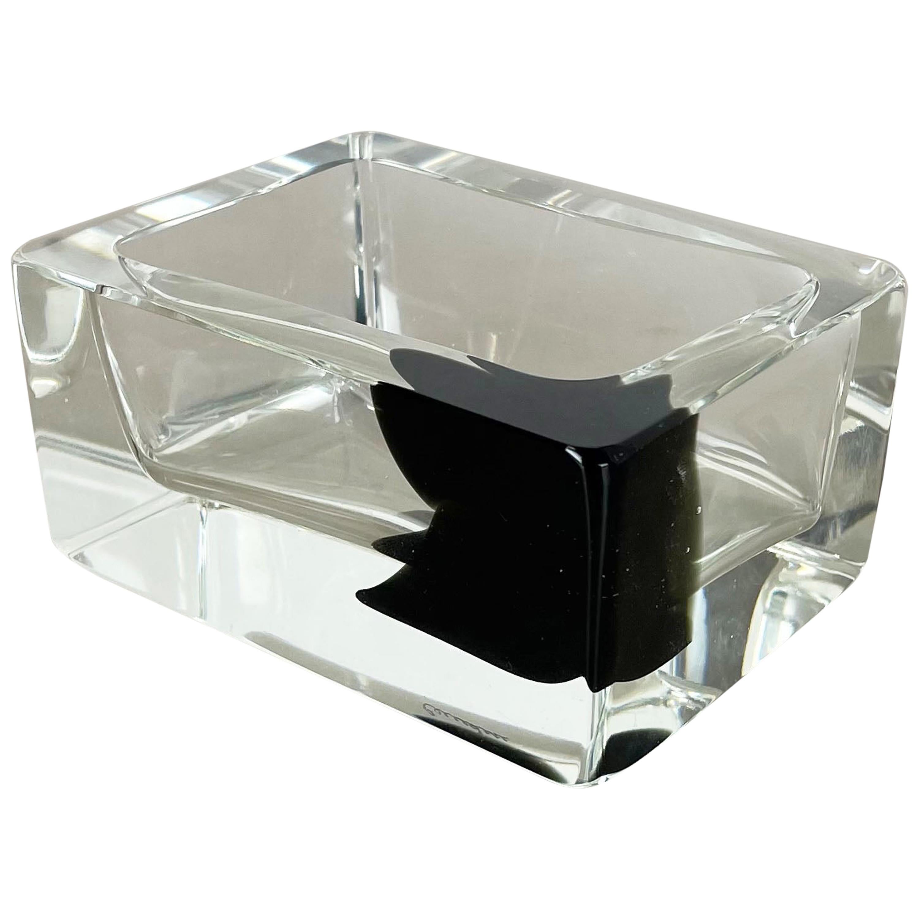 Nuovo Vecchio Stock Grande Vaso di vetro di Murano da 1.1kg Antonio da Ros Cenedese 1970, No.2