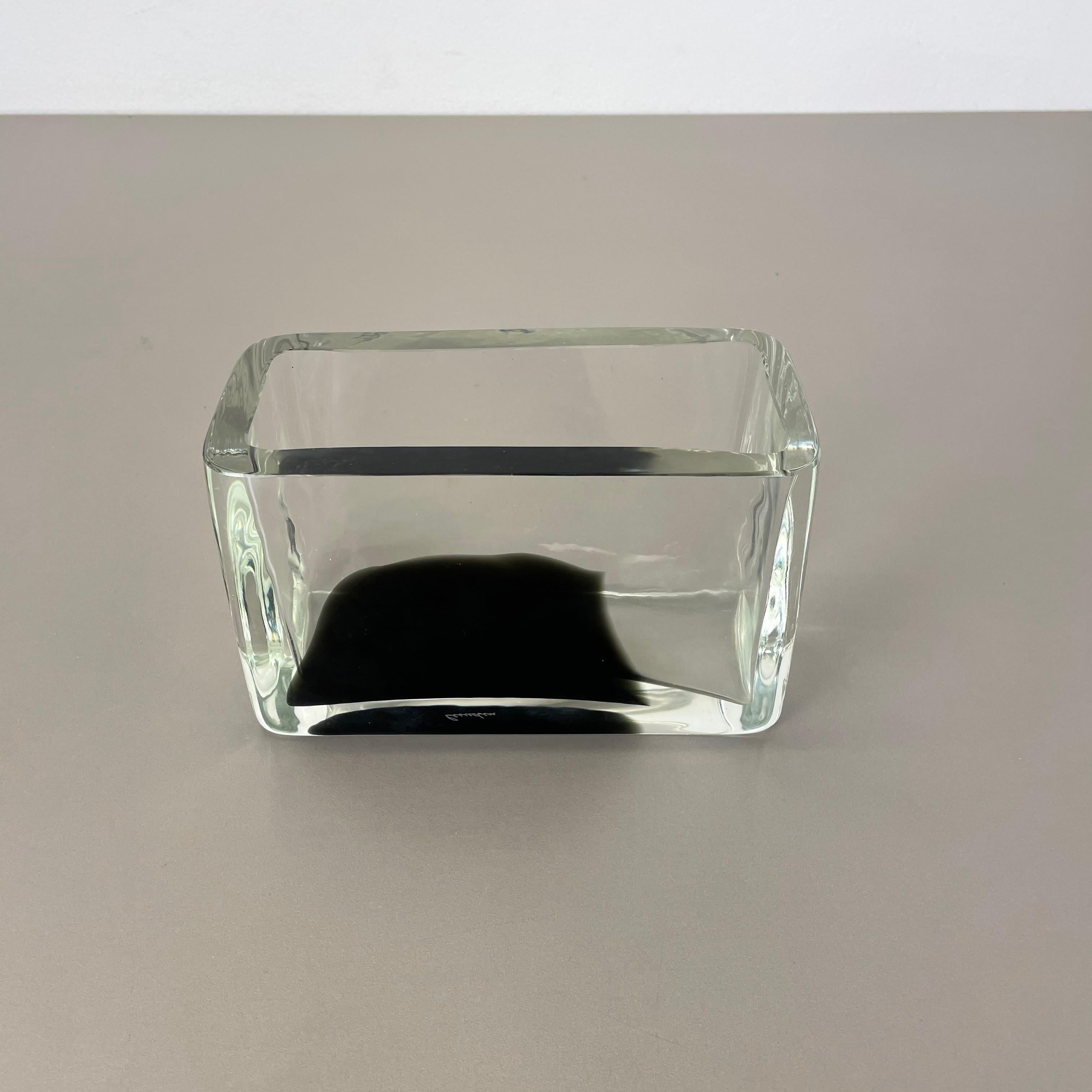 Nuovo Vecchio Stock Grande vaso di vetro di Murano da 2,9 kg Antonio da Ros Cenedese 1970, No.1 In condizioni ottime in vendita a Kirchlengern, DE