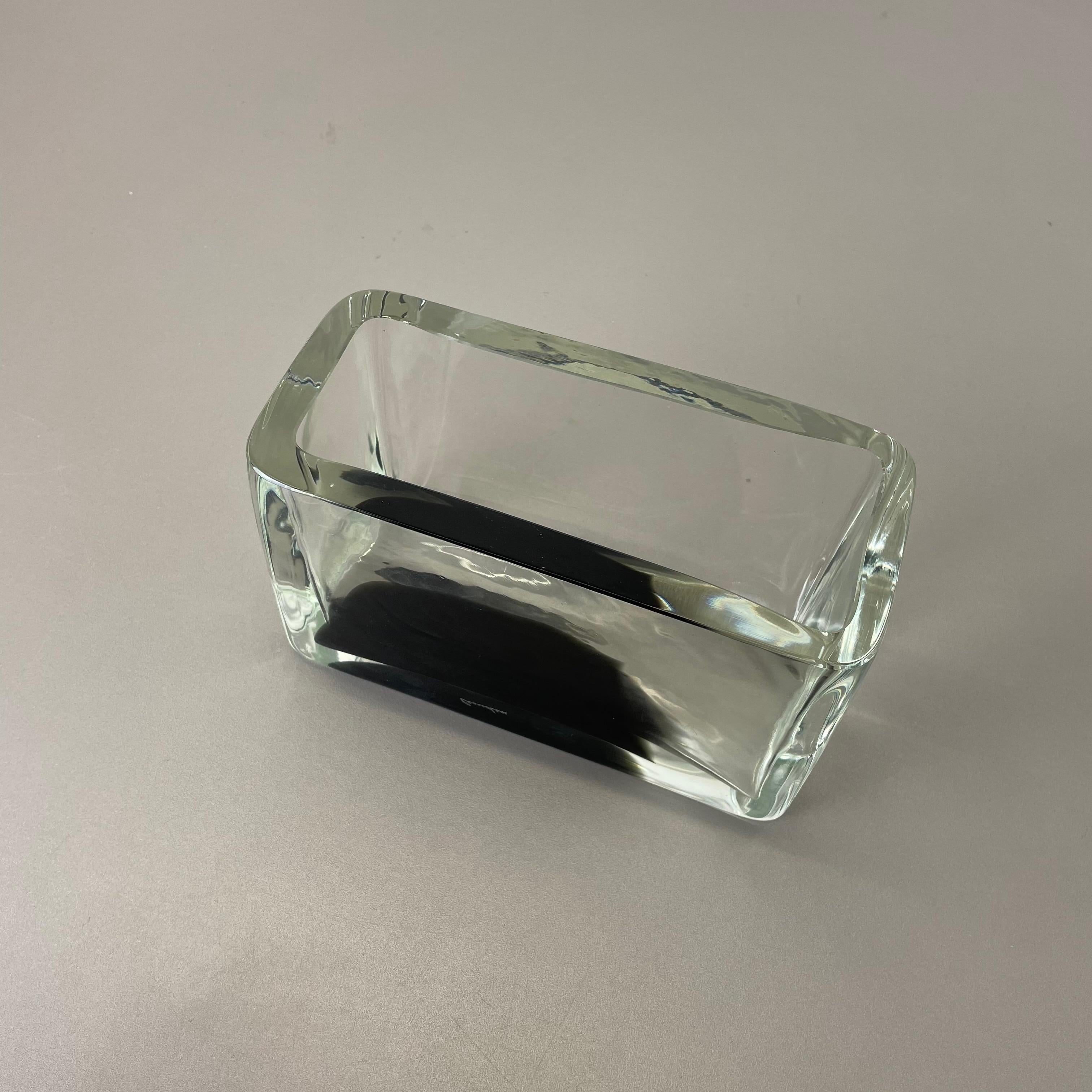 Nuovo Vecchio Stock Grande vaso di vetro di Murano da 2,9 kg Antonio da Ros Cenedese 1970, No.1 in vendita 1