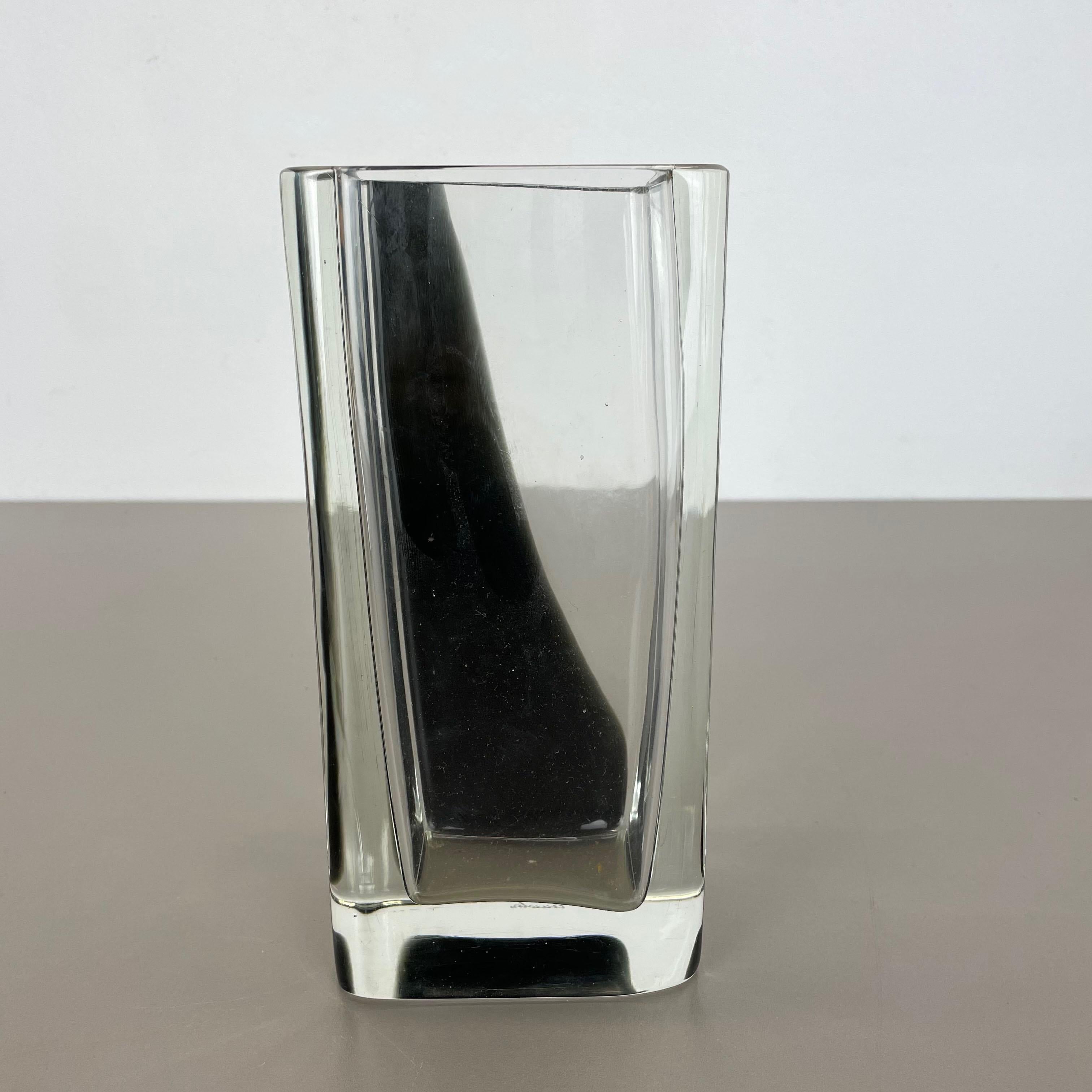 New Old Stock Large 3.1kg Murano Glass Vase Antonio da Ros Cenedese 1970, no.1 For Sale 7