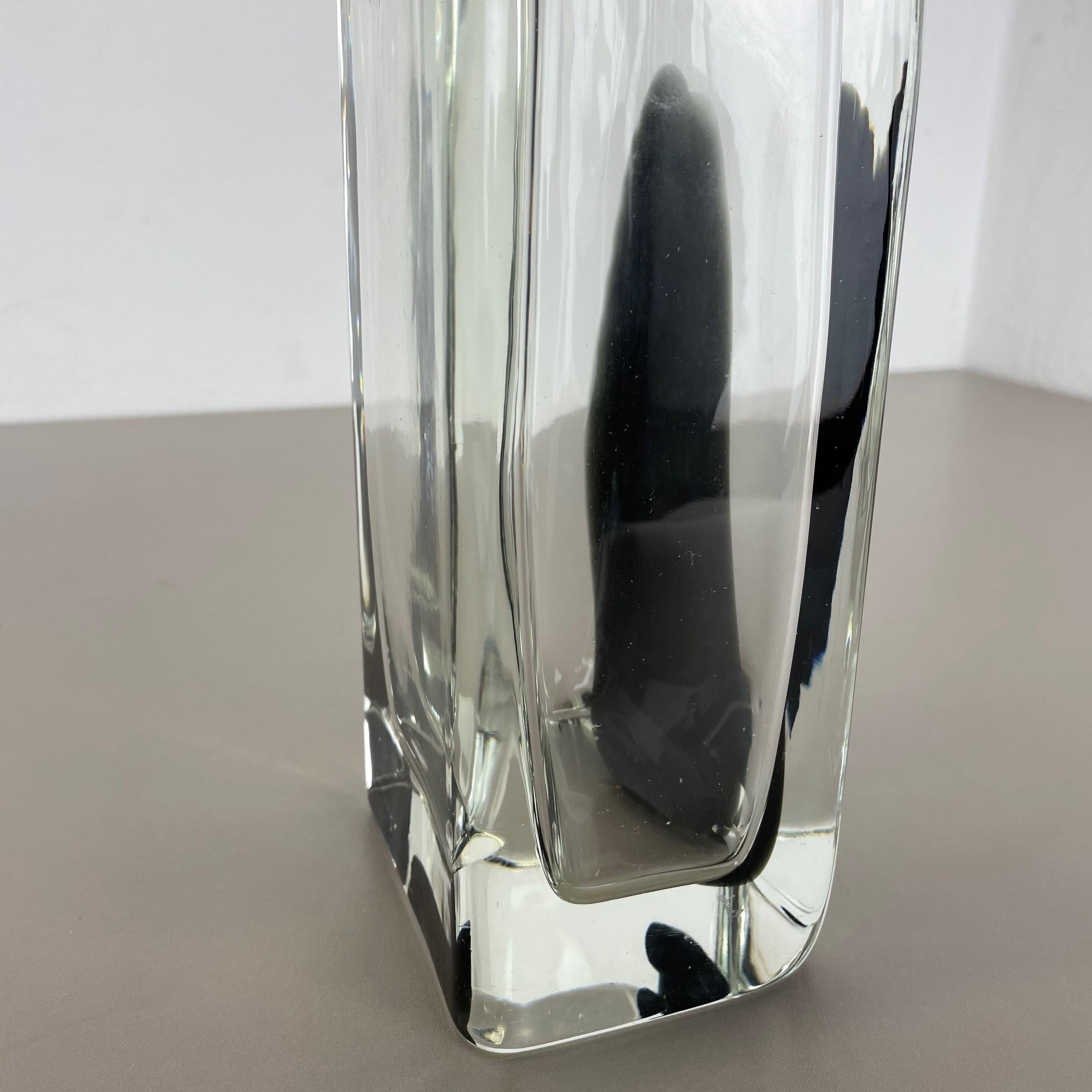 New Old Stock Large 3.2kg Murano Glass Vase Antonio da Ros Cenedese 1970, No.2 For Sale 7