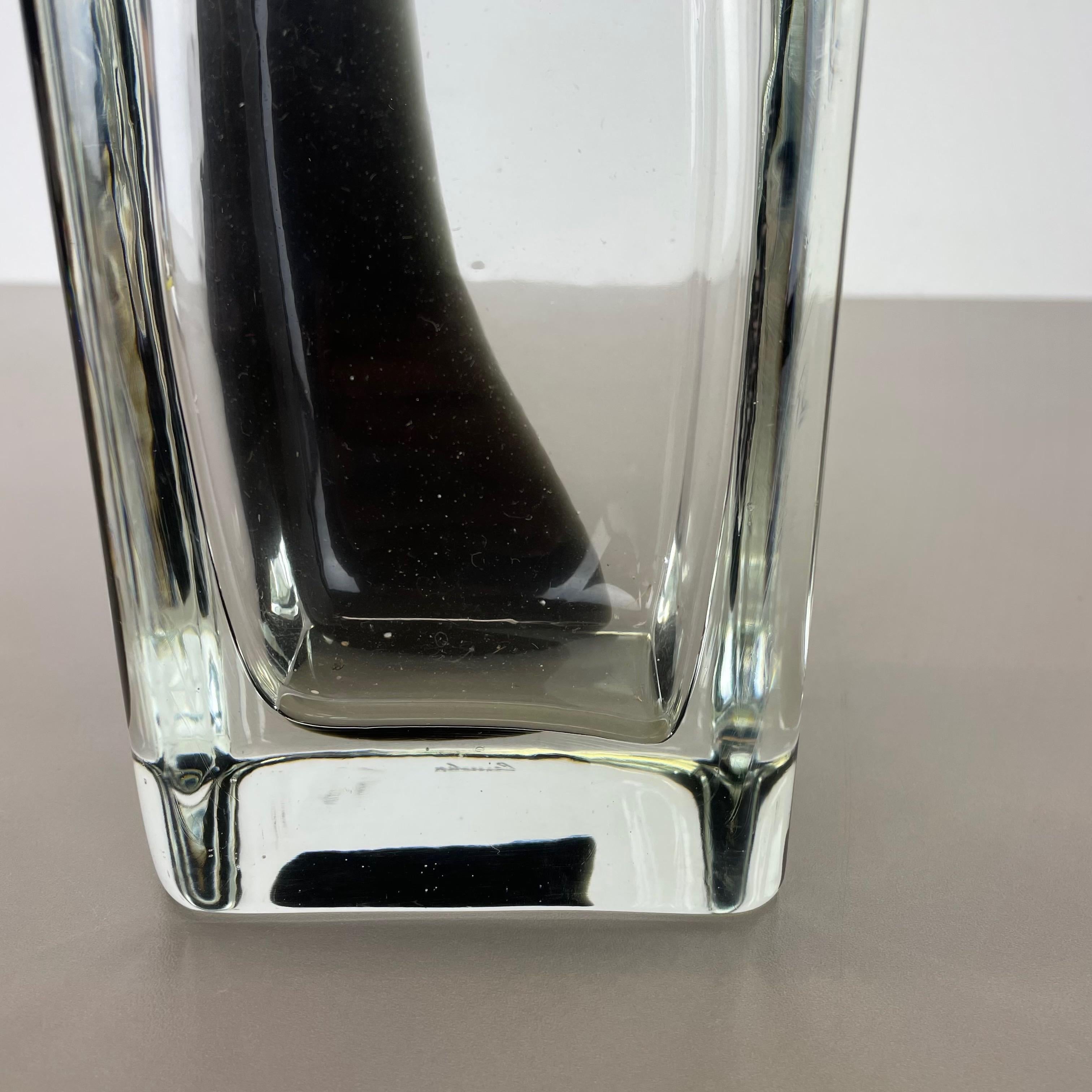 New Old Stock Large 3.2kg Murano Glass Vase Antonio da Ros Cenedese 1970, No.2 For Sale 9