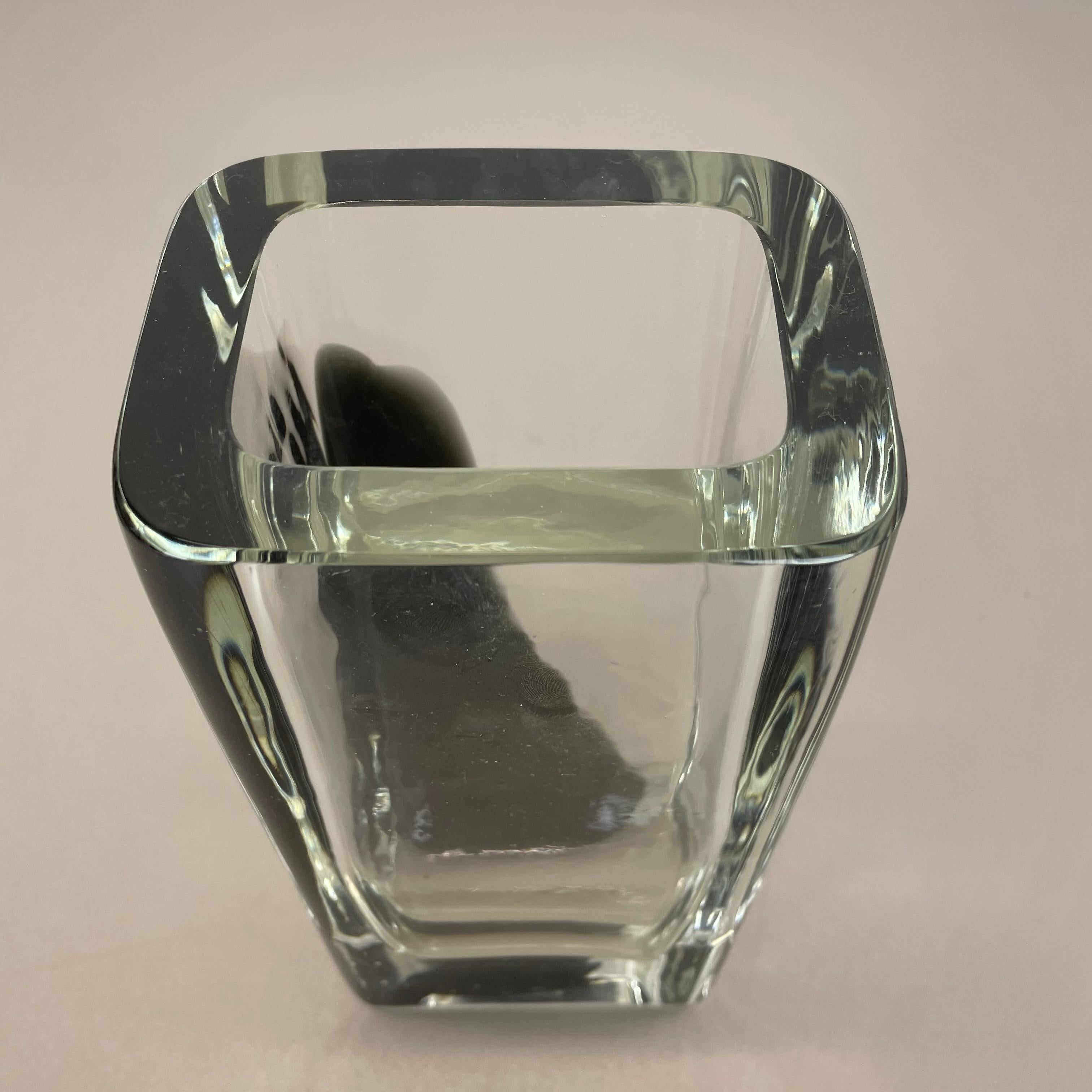 New Old Stock Large 3.2kg Murano Glass Vase Antonio da Ros Cenedese 1970, No.2 For Sale 10